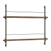 Porte-revues Moebe, Smoked oak-green
