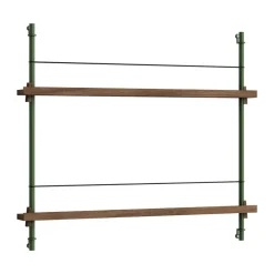 Porte-revues Moebe, Smoked oak-green