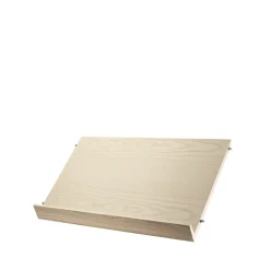 Porte-revues String bois, placage frêne, 58x30 cm
