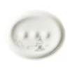 Porte-savon Mumin, Bain vert-blanc