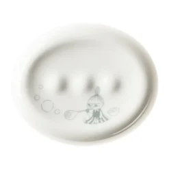 Porte-savon Mumin, Bain vert-blanc