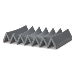 Porte-savon Zigzag, gris