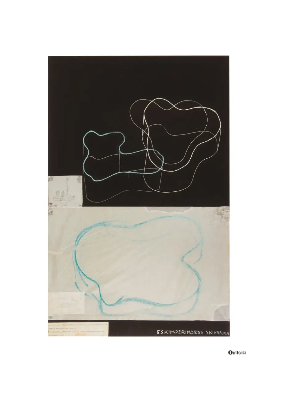 Poster Aalto Art Sketch Black, 50x70 cm