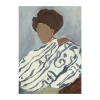 Poster Blue Curls, 30x40 cm