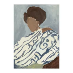 Poster Blue Curls, 50x70 cm