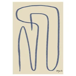 Poster Different Ways bleu, 50x70 cm