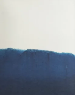 Poster Dyeforindigo ocean 1 40x50 cm, Bleu-blanc