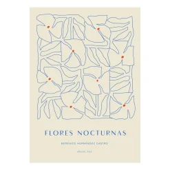 Poster Flores Nocturnas 01, 30x40 cm