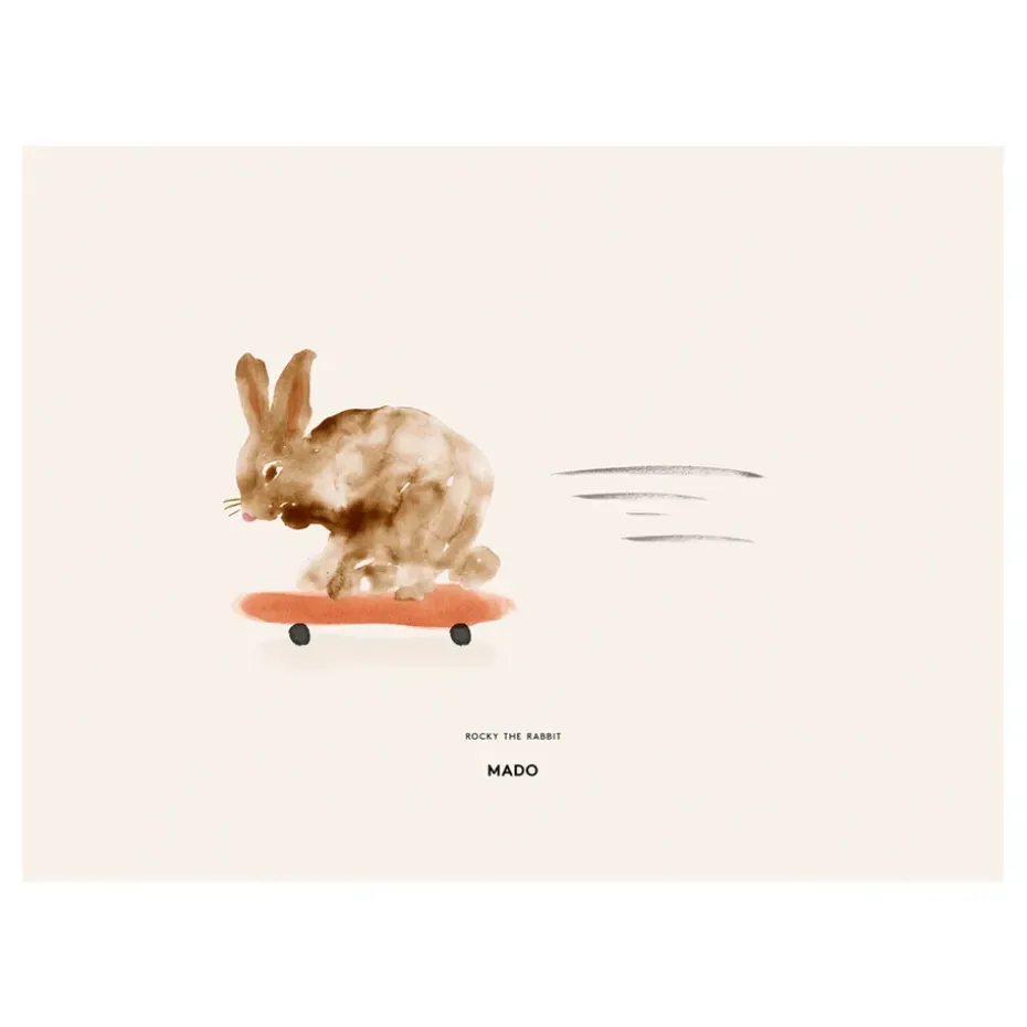 Poster Rocky the Rabbit, 30x40 cm