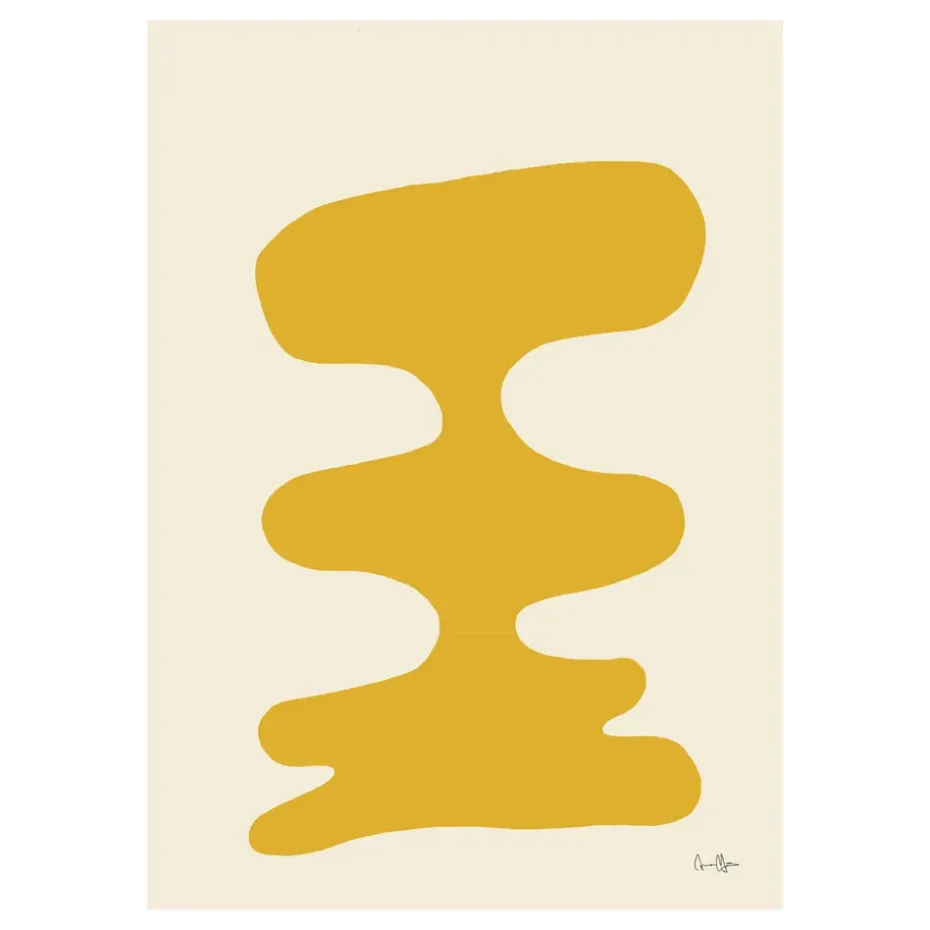 Poster Soft Yellow, 30x40 cm