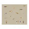 Poster Swimmers, Beige, 40x50 cm