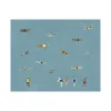 Poster Swimmers, Blue, 40x50 cm