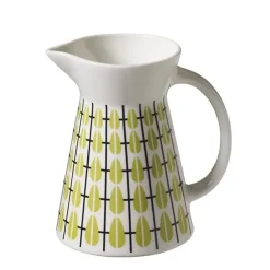 Pot à lait Olivia, blanc-citron vert