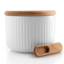 Pot de sel avec cuillère Eva Trio Legio Nova, Blanc