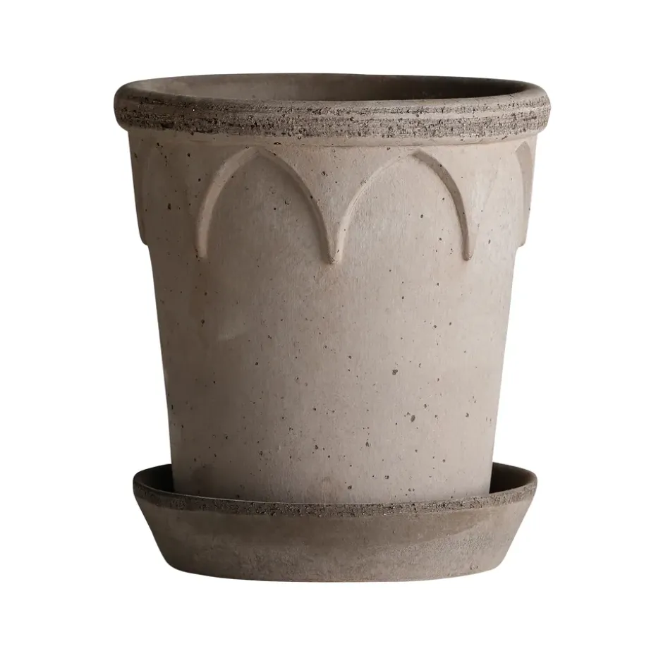 Pot Elizabeth Ø14 cm, Grey