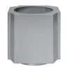 Pot Funki XL 70 cm, Aluminium brossé