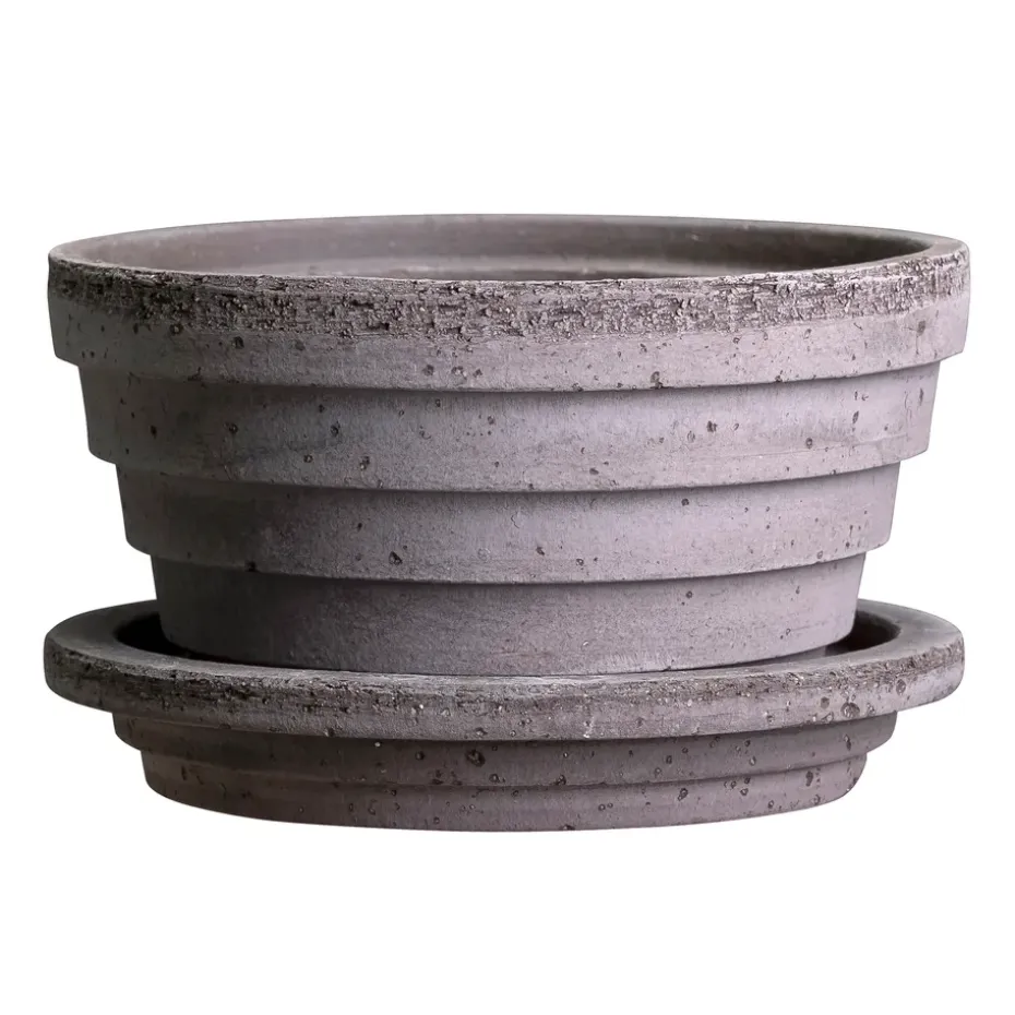 Pot Planet Mars Ø12 cm, Gris