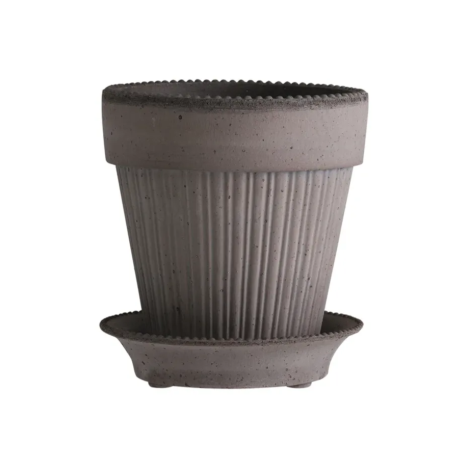 Pot Simona Ø12 cm, Gris