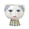 Pot sur pied Eva Ø21 cm, Bleu