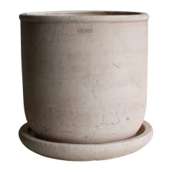 Pot Terra, Sand, Ø23x26 cm