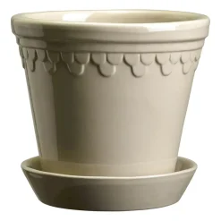 Pot vitré Københavner Ø25 cm, Sand Stone