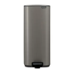 Poubelle à pédale Bo 30 L, Platinum