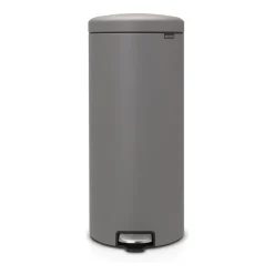 Poubelle à pédale New Icon 30 litres, Mineral concrete grey