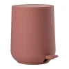 Poubelle à pédale Nova 3 L, Rouge pêche