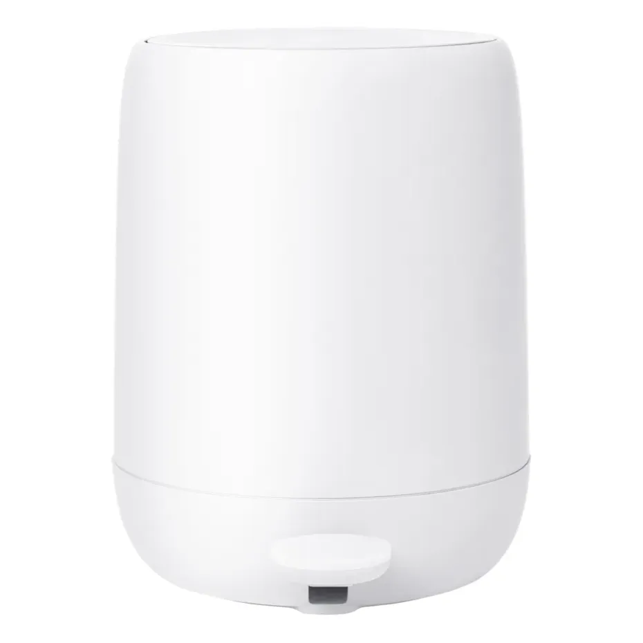 Poubelle à pédale Sono 5 L, Blanc