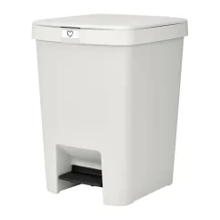 Poubelle à pédale StepUp 25 L, Gris clair
