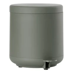 Poubelle à pédale Ume 4 l, Vert olive
