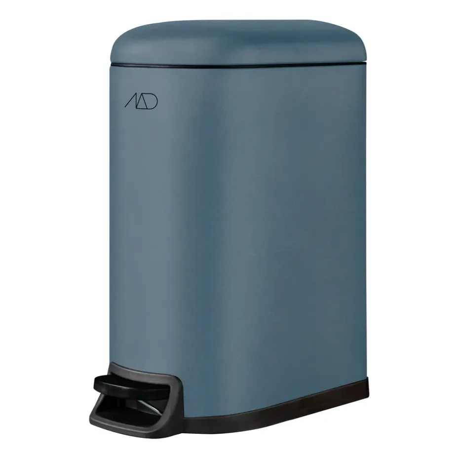 Poubelle à pédale Walther 10 liter, Stone blue