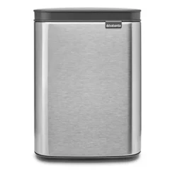 Poubelle Bo 4 L, Acier brossé mat