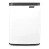 Poubelle Bo 7 L, Blanc