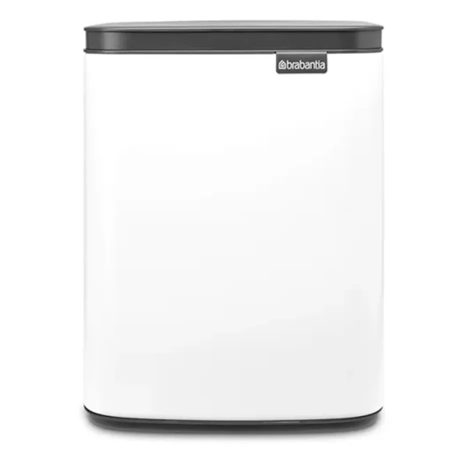 Poubelle Bo 7 L, Blanc