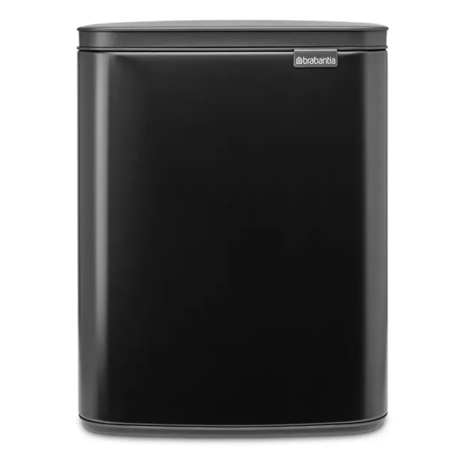 Poubelle Bo 12 L, Matte black
