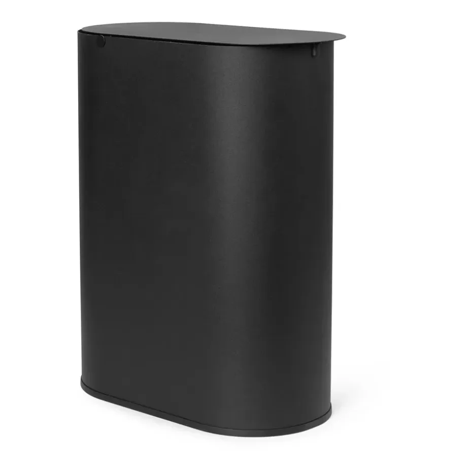Poubelle Enkel medium, Black
