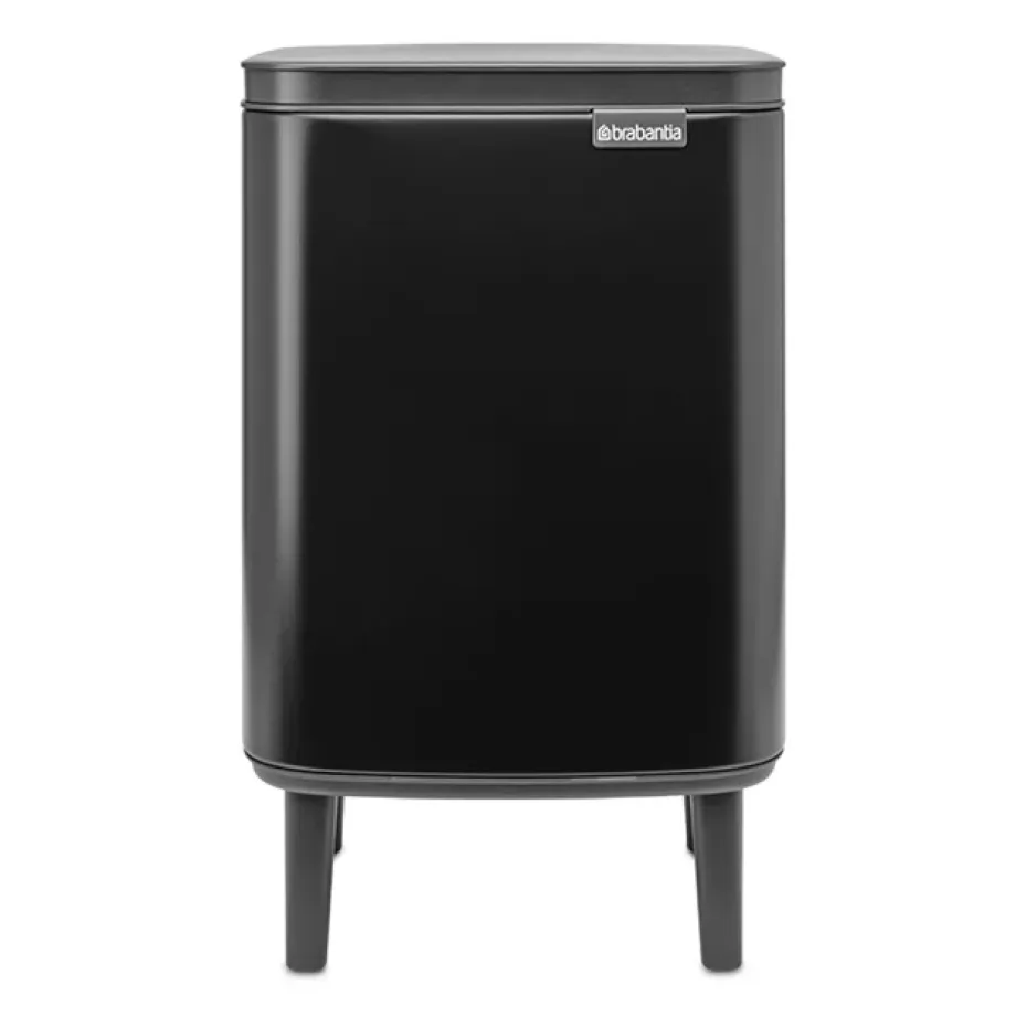 Poubelle haute Bo 7 L, Noir mat