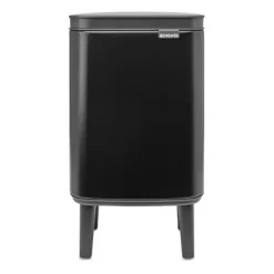 Poubelle haute Bo 4 L, Noir mat