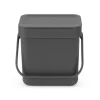 Poubelle Sort & Go 3 L, Gris
