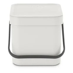 Poubelle Sort & Go 6 litres, Gris clair