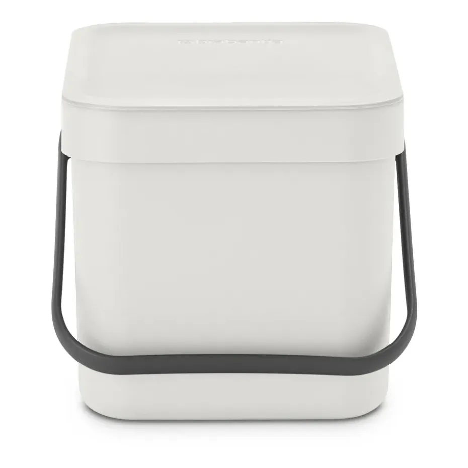 Poubelle Sort & Go 6 litres, Gris clair
