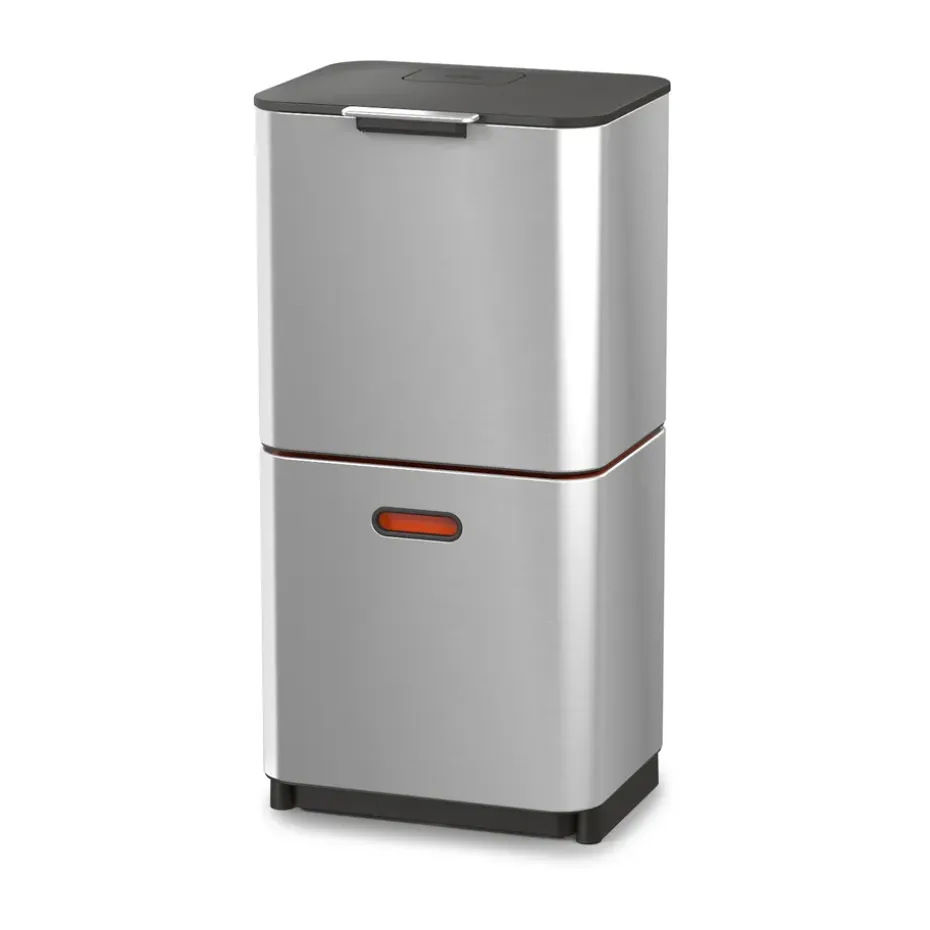 Poubelle Totem Max Joseph Joseph 60 L, Stainless steel