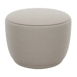 Pouf Kuon Ø48x45 cm, Socia désert