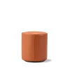 Pouf Mono, Cuir Omni 307 cognac-Ø39 cm