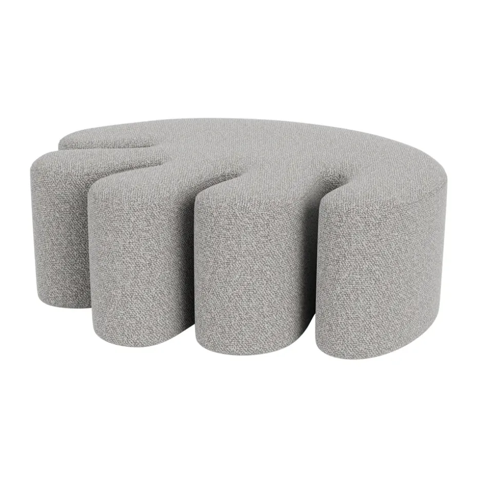 Pouf Palma Large 99x118 cm, Pebble