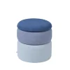 Pouf Pond 42 cm, Teintes bleutées