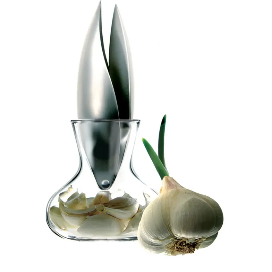 Presse-ail Eva Solo, verre-acier inoxydable