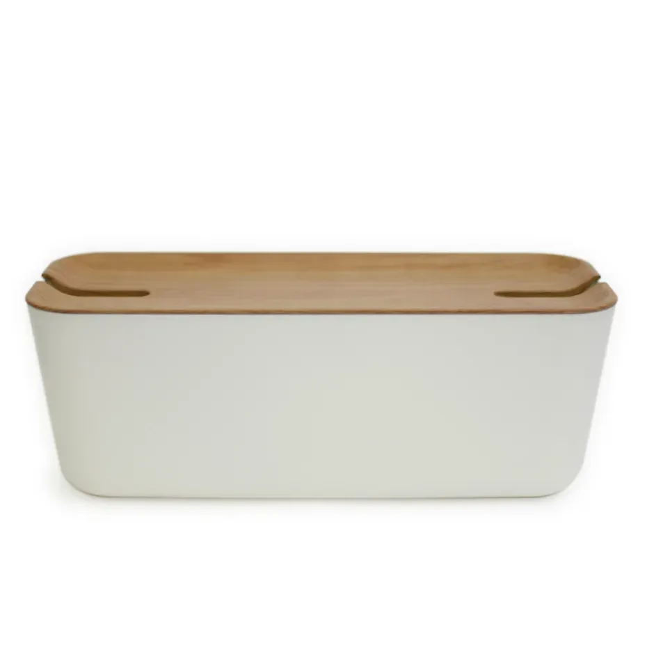 Range câbles Cable Organiser Hideaway XL, couvercle en bois