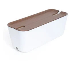 Range câbles Cable Organiser Hideaway XL, Décor en bois foncé